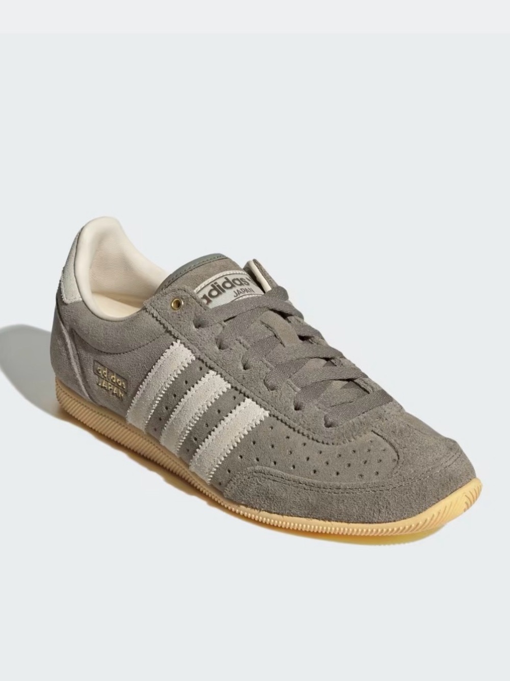 NWT Adidas Japan Shoes Women’s 7 Clay Cream White Gold Suede Sneakers KJ6154